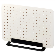 KING JIM PEGGY 白色 桌面收納組合架 洞洞板, 400x124x305mm, 1個