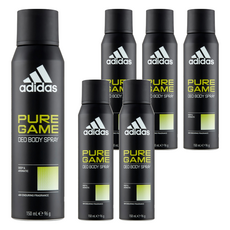 adidas 愛迪達 男用體香噴霧 極限挑戰, 150ml, 6瓶