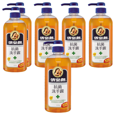 依必朗 抗菌洗手露 胺基酸配方 添加Chlorhexidine配方 630g, 6瓶