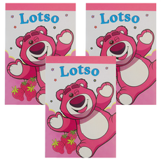 TOY STORY 玩具總動員 迪士尼 熊抱哥 萬用MEMO本, 眨眼, 3本