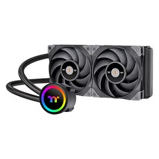 thermaltake 曜越 TOUGHLIQUID 240 ARGB Sync CPU散熱器，支援Intel/AMD平台, 黑色, 1個