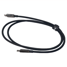 Baseus 倍思 鎢金PD TypeC E芯 240W快充線 鋅合金材質, 1m, 黑色, 1條