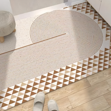 玄關絲圈地墊 加大款, 加大(120 x 80cm), 幾何線圈