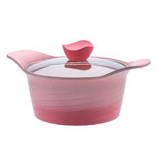 cook power 鍋寶 薔薇漸層不沾湯鍋 含蓋, 20cm, 薔薇漸層, 1組