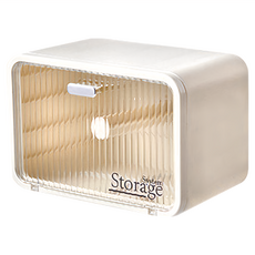 Mega 為美而生 浴室輕奢壁掛紙巾盒 透明白, 1個