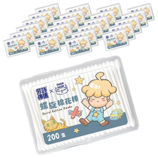 fastrend 芳詩傳德 X Duga Hook 螺旋棉花棒 200支, 24盒