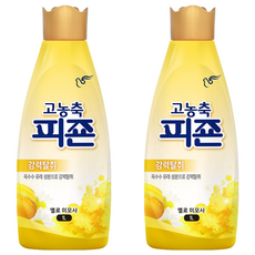 碧珍 高濃度強效除臭衣物柔軟精, 1L, 2瓶