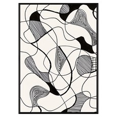 自由狂想曲 I, 40 x 30cm, 黑框