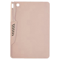 可掛便攜二合一 420不鏽鋼刀 多功能 加高邊緣 北歐藕粉 29x20cm, 刀 + 砧板, 1組