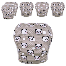 我家寶貝 嬰幼童調節式內褲型泳褲 熊貓, 0-3歲, 6件