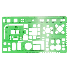 Nationart A50 傢俱板 1:50, 綠色, 1個
