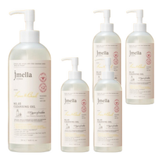 jmella in France 檸檬羅勒卸妝油, 500ml, 5瓶