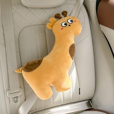半島良品 汽車安全帶抱枕靠枕, 1個, 小鹿