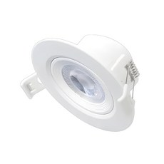 亮博士 LED 超薄可調角度式崁燈 φ7.5CM 5W 白光, 1個