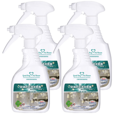 GBPH 好寶貝玻璃皂垢清潔噴霧, 天然安全, 快速溶解皂垢水垢, 長效光亮如新, 500ml, 4瓶