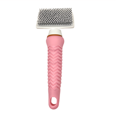 FURlosophy 毛教獸 寵物美容按摩針梳S 貓/犬適用 寵物毛髮護理 按摩皮膚, 粉色, 1支