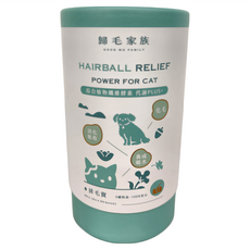 GOOD MO FAMILY 歸毛家族 Good寶系列寵物保健品 酵素寶，排毛寶，全齡貓適用，2g/包，30包/盒(共60g), 溫和化毛, 1盒