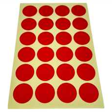 華麗牌 彩色標籤 WL-2032 20mm, 紅色, 5760張, 1盒