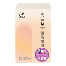 Sheng Wen 梁時 高益Q 葡萄果酸大補鐵機能果凍, 400g, 1盒