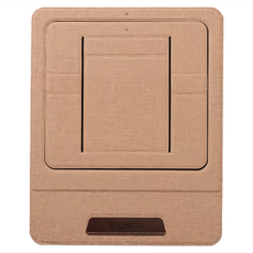 ergomi Meta Stand Pro 多角度二合一筆電平板支架, 牛津奶茶棕, 1個