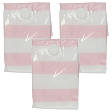 mohe 木暉居家 超值多個組全系列真空壓縮袋 粉色條紋 0.18kg, 3個裝, 1組