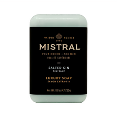 Mistral 海風琴酒 沐浴皂 250g, 清潔保濕, 男士沐浴首選, 1顆