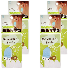 KOKUBO 小久保 超細纖維洗耳巾, 光耳美人, 4個