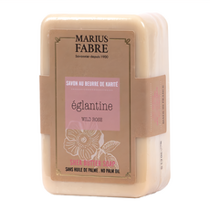 MARIUS FABRE 法鉑馬賽肥皂 天然草本乳油木皂 野玫瑰 250g-溫和保濕、不刺激, 1個