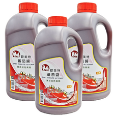 OMAT 歐美特 蕃茄醬 無添加防腐劑, 3.15kg, 3桶