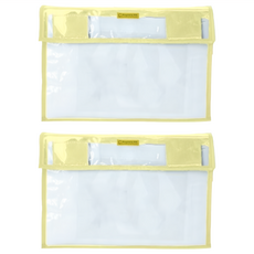 高清拉鍊文件書袋 34x24x8cm, F4, 2個