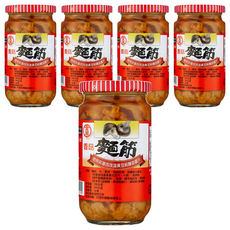 KIMLAN 金蘭 香菇麵筋, 香氣濃郁，幸福滿滿的麵筋口感, 無防腐劑、無色素、無香精, 396g, 5罐