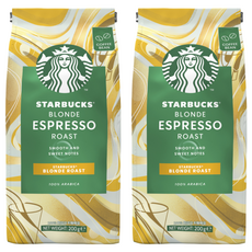 STARBUCKS 星巴克 黃金烘焙咖啡豆, 未研磨, 200g, 2包