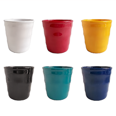 Toppuror 泰浦樂 波紋茶湯杯 350ml 6入裝, 耐熱-20°C~120°C, 6色, 1組