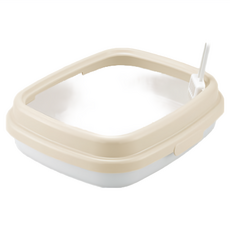 Richell 利其爾 卡羅貓便盆, S, 米色, 1個