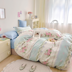 Pure One 台灣製 100%純棉 枕套床包組