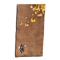 古畫絨布茶巾 銀杏款 30 x 15.5cm, 銀杏, 1條