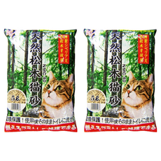 IRIS OHYAMA 愛麗思歐雅瑪 天然松木貓砂 YNMC50, 5L, 2袋, 無香