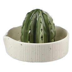 DOIY Sonora Brown 仙人掌榨汁器 陶瓷 咖啡色, 10.5 x 13.5 x 13.5cm, 1個