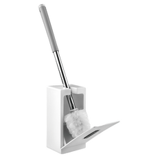 巧巧 壁掛式 美形 廁刷組 9.7 x 48 x 7.7cm, 1組