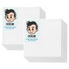 Midae Oppa 正方形棉質畫布 10入, 棉布