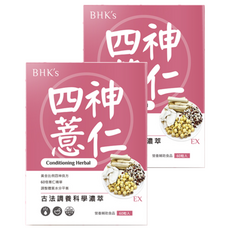 BHK's 漢方 四神 + 薏仁EX 素食膠囊, 2罐, 60顆