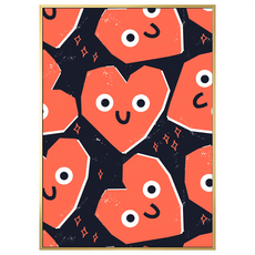 BOLUO GALLERY 菠蘿選畫所 Full Love APLS4608G 掛畫, 金色