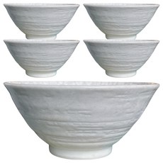 Ciao Li 僑俐餐瓷 日本製麻葉五碗禮盒, 白色, 1組, 瓷碗