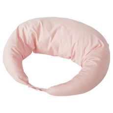 福朵 俏媽咪月亮枕 孕婦/哺乳 純棉 布套可拆洗 外出方便攜帶, 155*28*20cm, 氣質粉, 1入