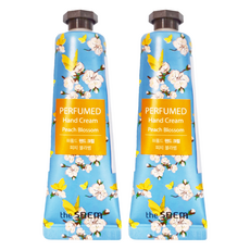 The Saem 得鮮 香氛精華滋養護手霜 桃花 Set 清爽不黏膩 快速吸收, 30ml, 2個