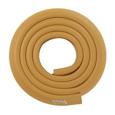 YODA 優的寶貝 DIY 泡棉防撞條包覆款 雙層泡棉網狀纖維材質 通過SGS檢驗測試合格, 深褐色, 1條