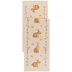 Now Designs 純棉桌旗 復活節兔, 183 x 33.5cm, 1個