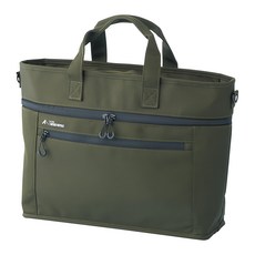 LIHIT LAB. 簡約設計 手提肩背兩用 多層收納 商務公事包, 綠色, 1個