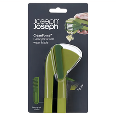 Joseph Joseph 蒜泥擠壓器 輕鬆擠壓蒜泥 快速清潔 食品級材質 安全無毒, 1個, GREEN