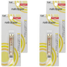 KAI 貝印 金邊指甲剪 KE-0611 S(60MM), 彩繪, 4個